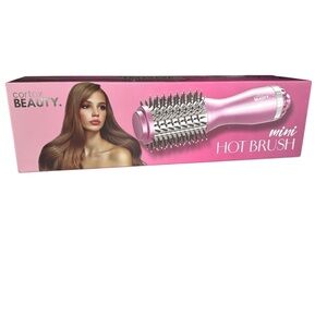 Cortex Beauty Mini Volumizing Hot Brush in Pink & Silver NIB